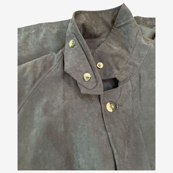 Metropolitan View Mens black Raincoat Jacket Raglan Sleeves XL - Picture 4 of 13